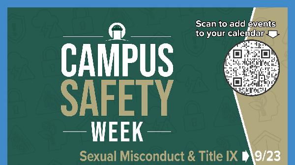 Sexual Misconduct & Title IX webinar at 3 p.m.