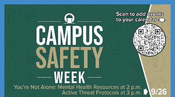 You're invited: Campus Safety Week at GCSU