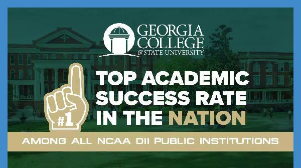 Five years running: GCSU named No. 1 in nation for academic success rate among DII public schools