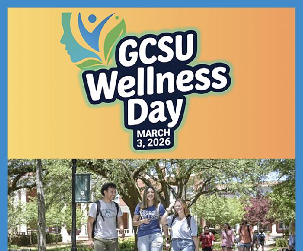 GCSU Wellness Day is today! Join the fun on Front Campus!