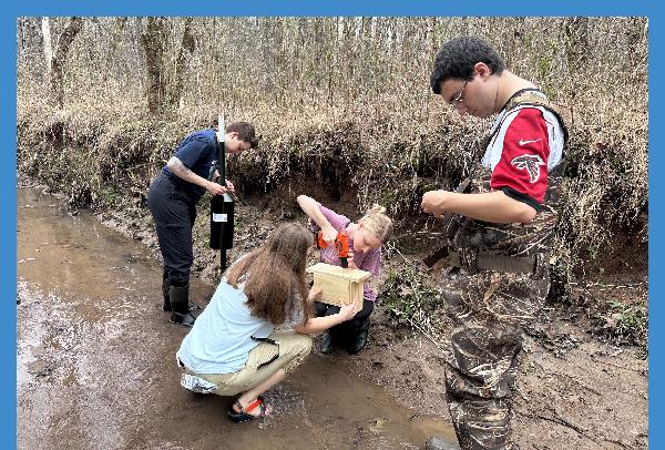 GCSU ornithology students focus on conservation, drive nest box project for Georgia warblers