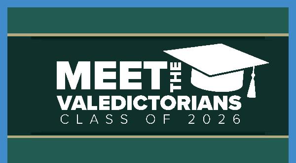 Class of 2026: 23 grads earn the title of Valedictorian