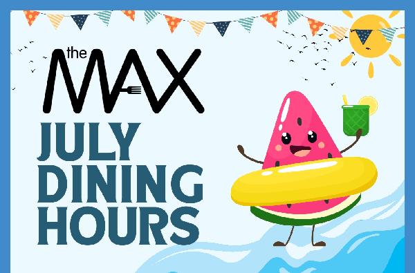 Dining Services hours for July