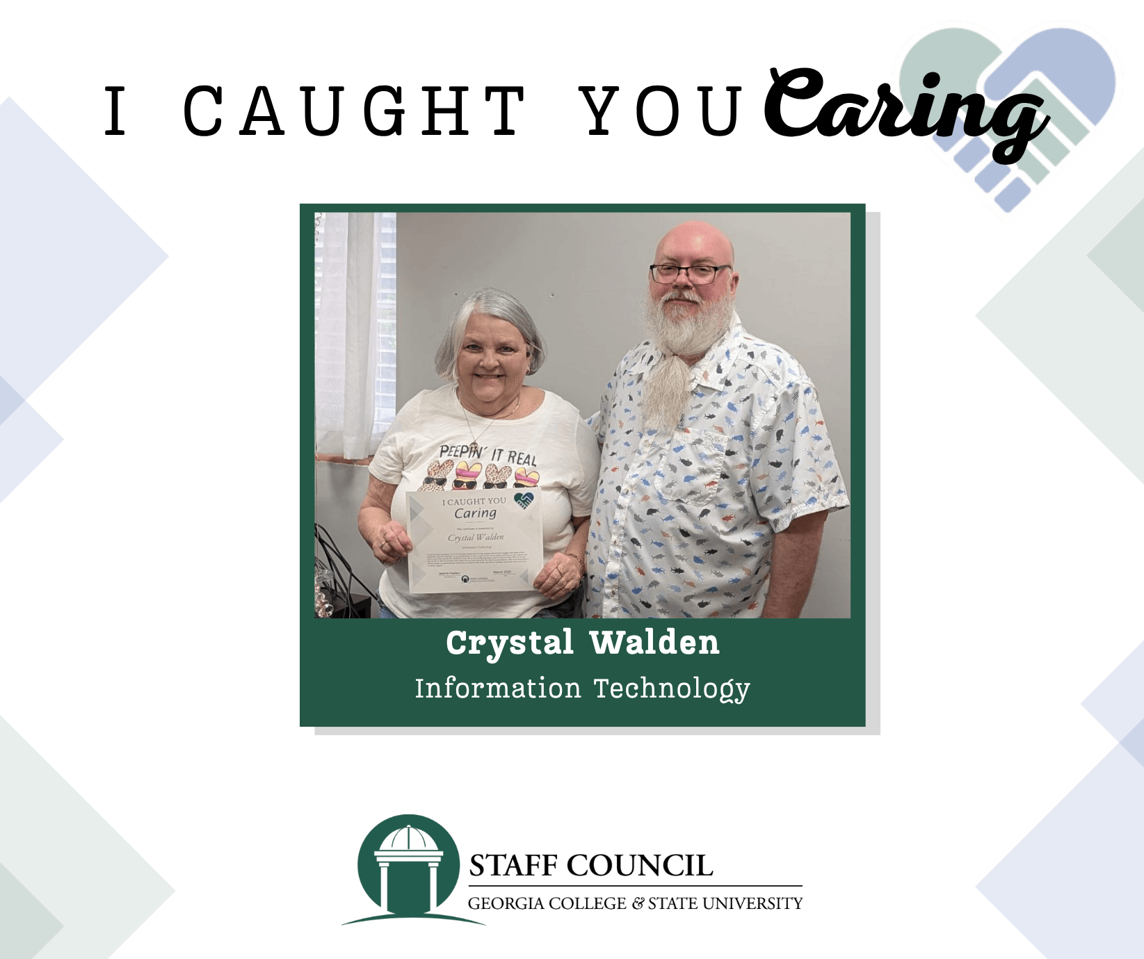 I Caught You Caring - Crystal Walden