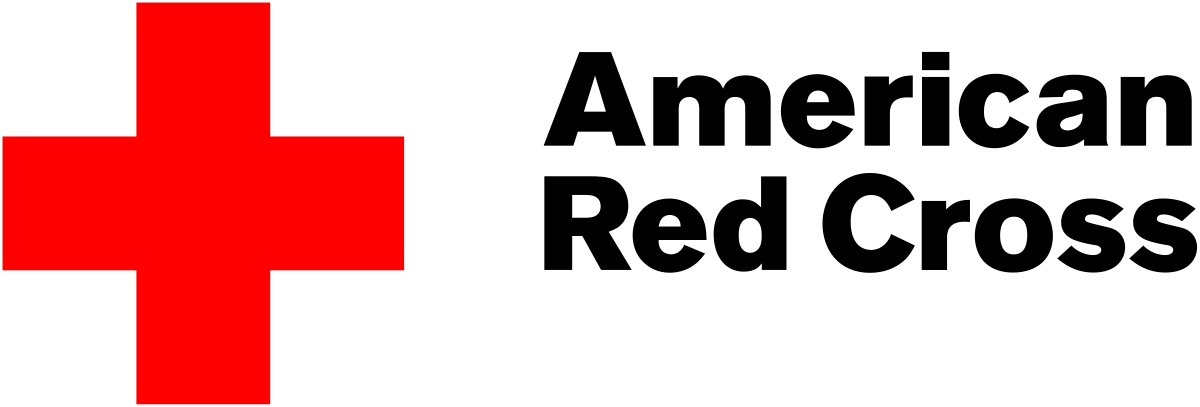 red cross logo with large red plus symbol
