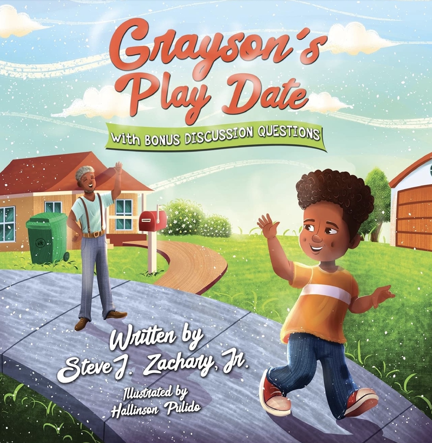 Cover of the children's book, "Grayson's Play Date" by Steve J. Zachary Jr.