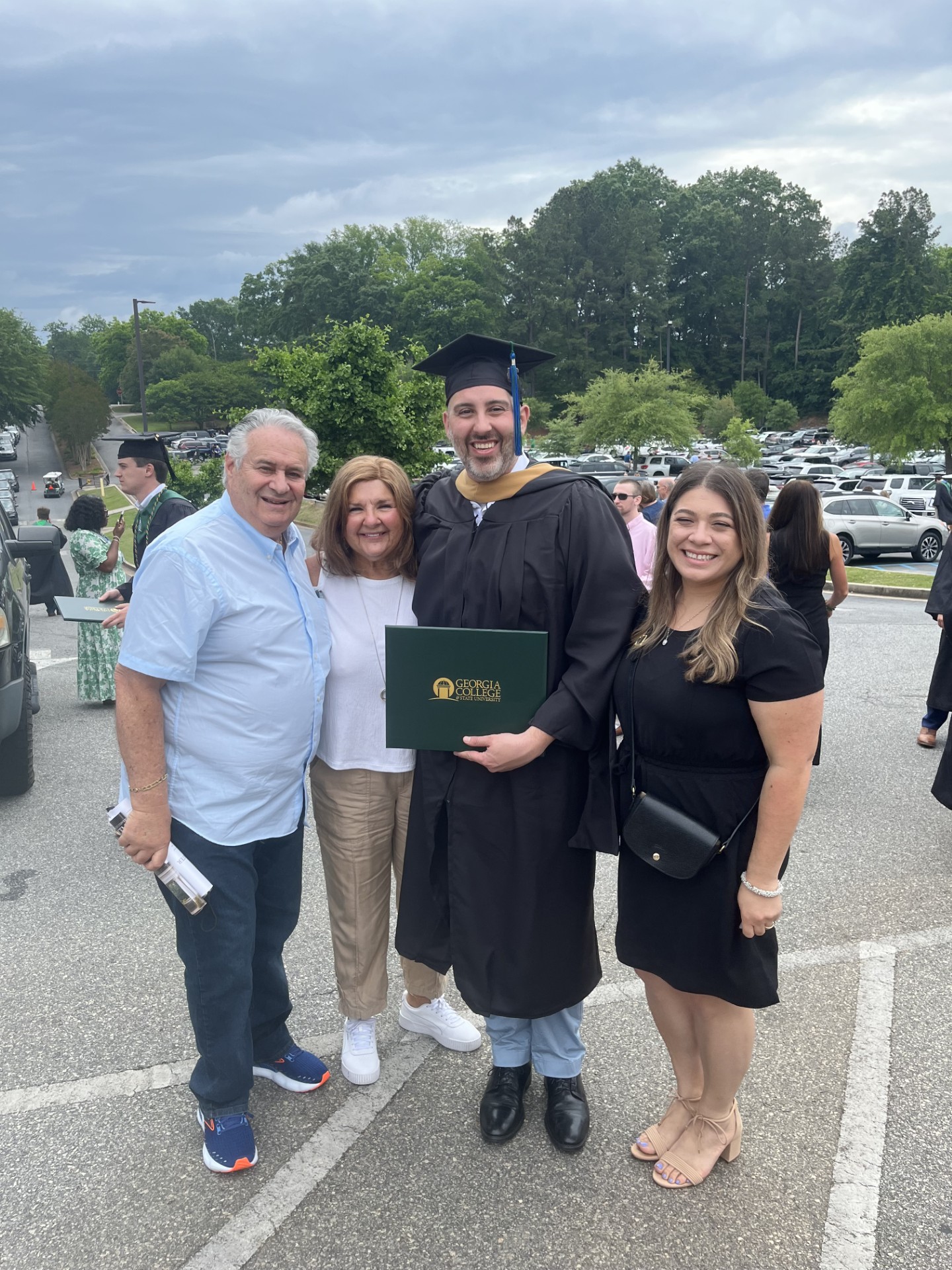 Jeremy Carlin & family at MLSCM Graduation