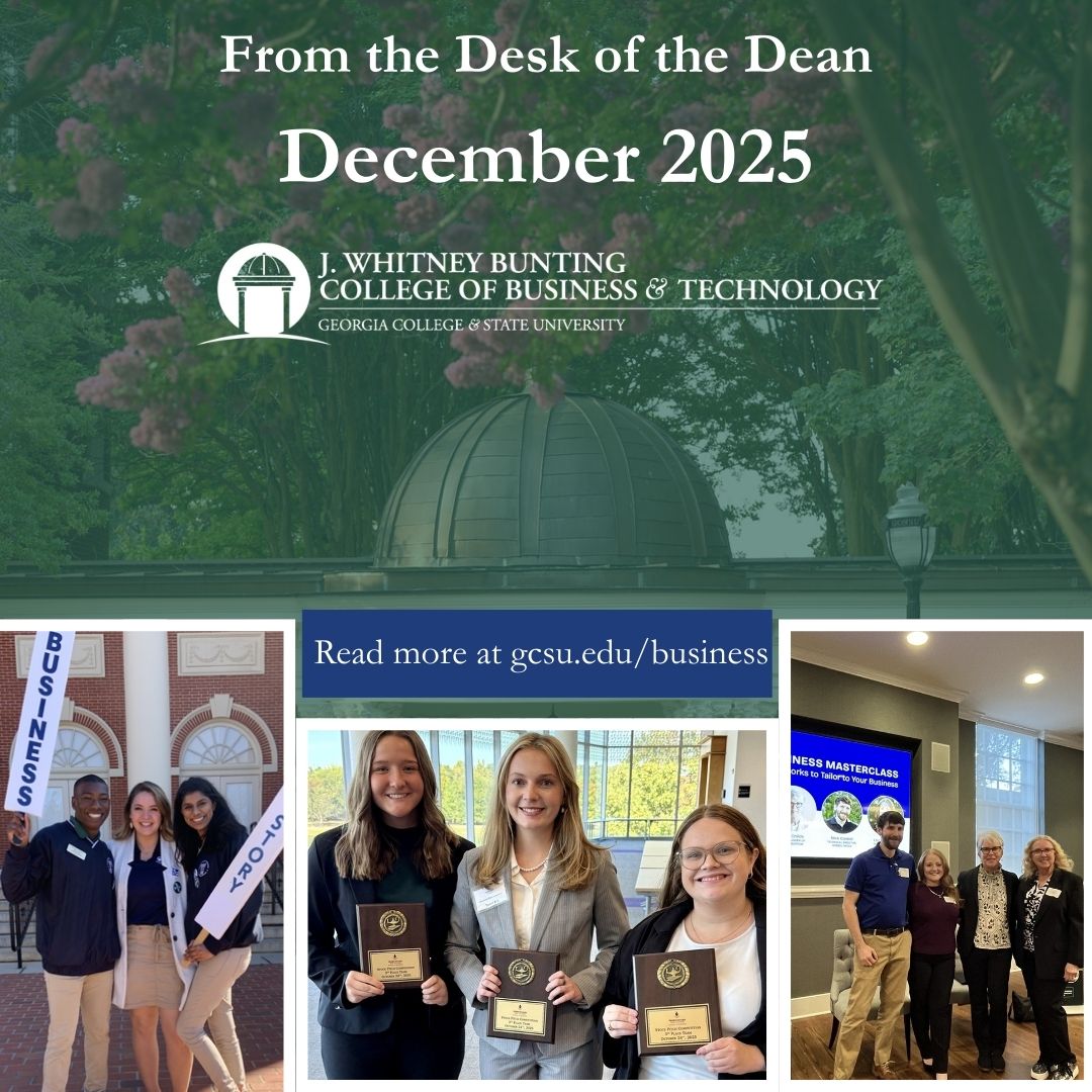 Photo collage of december newsletter