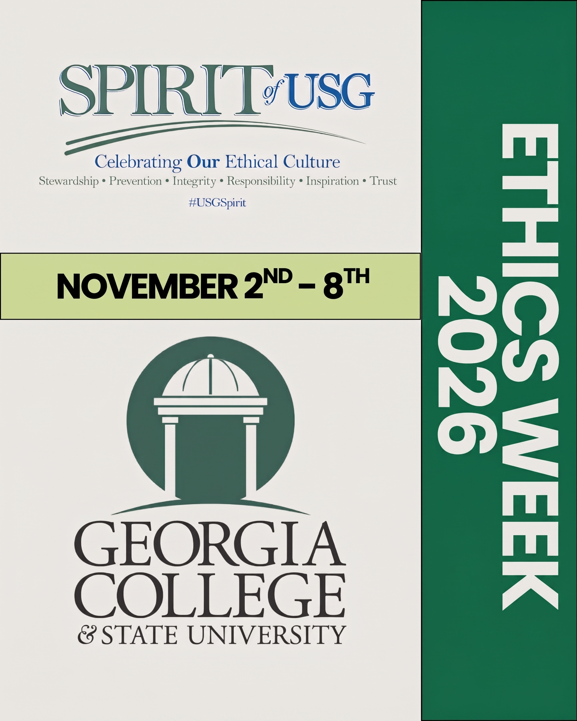 Flyer with dates