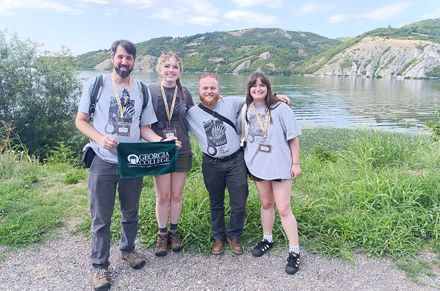Georgia College represents at the 20th International Congress of Myriapodology
