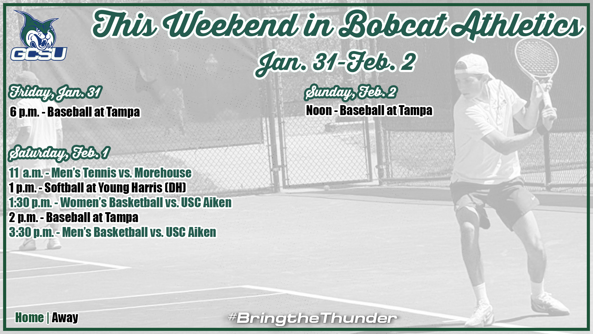 This Weekend inn GCSU Athletics