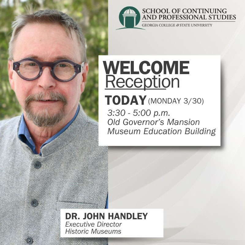welcome graphic for John Handley