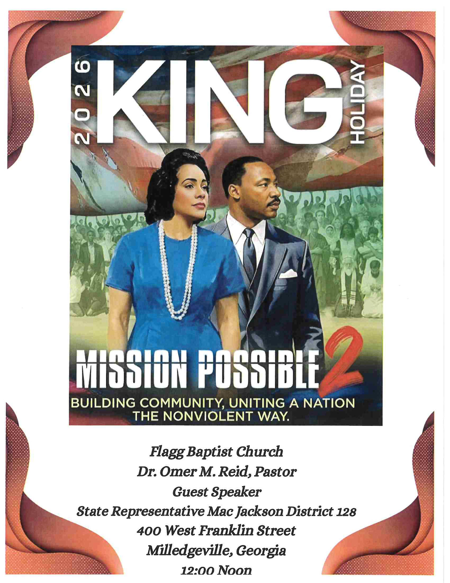 MLK Day celebration, Jan. 19 at noon 