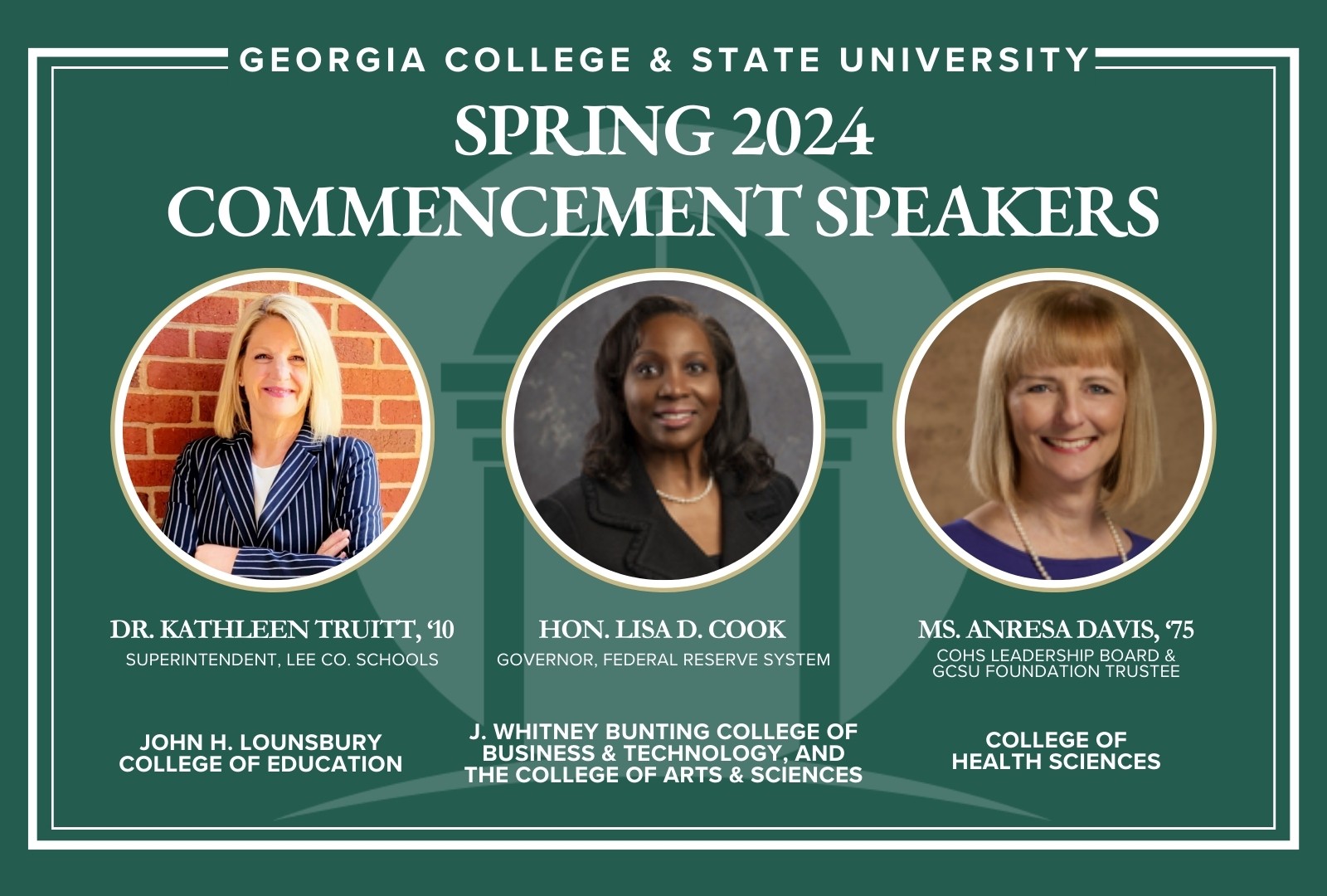 May 2024 Commencement Speakers