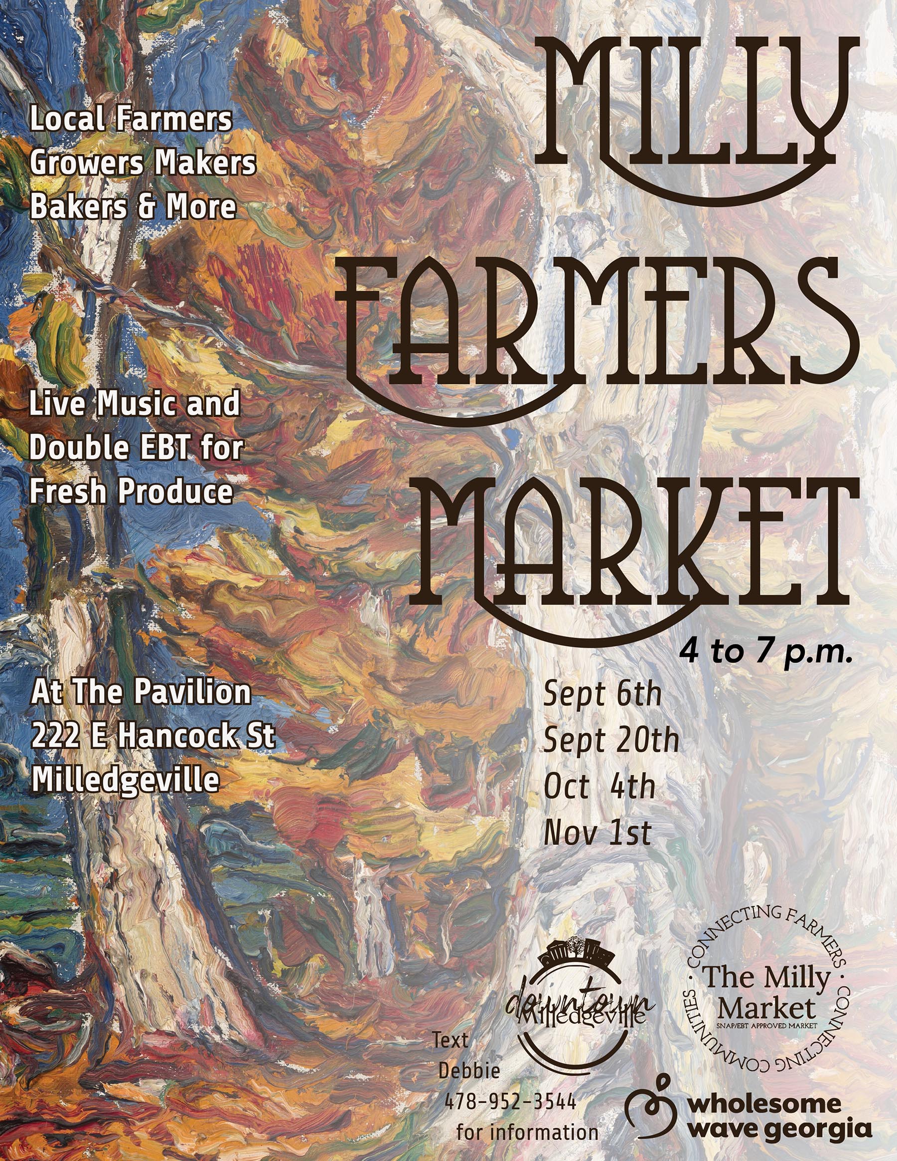 Milly Market Fall Poster 2024