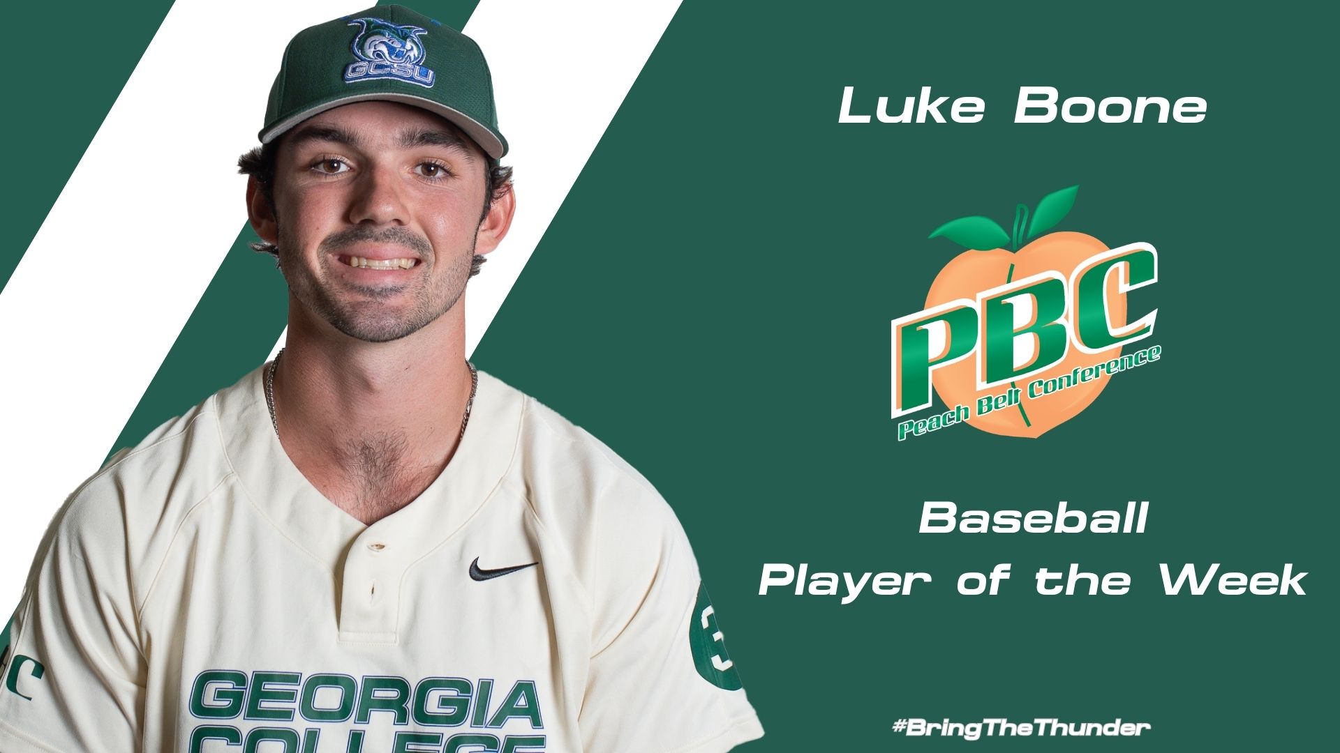 PBC Baseball Player of the Week Luke Boone
