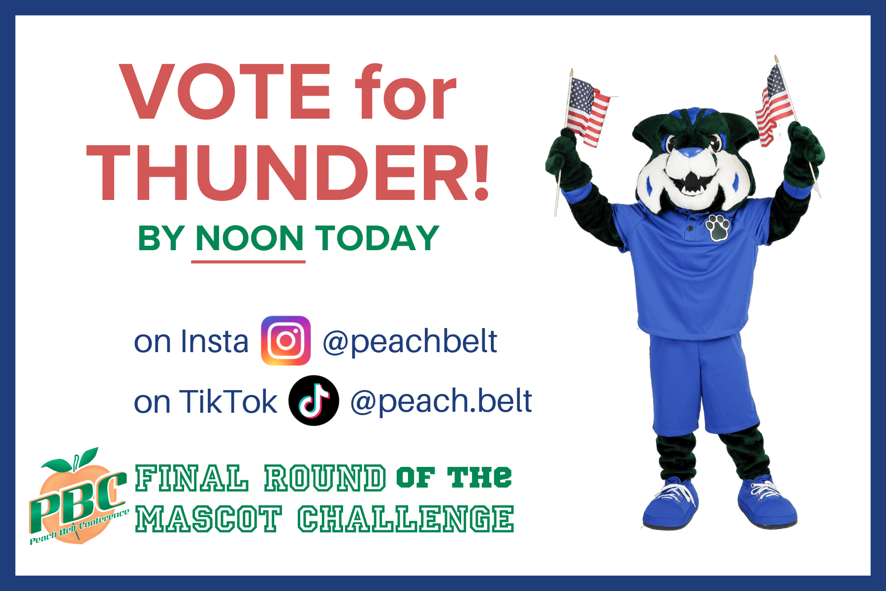 Vote for Thunder graphic