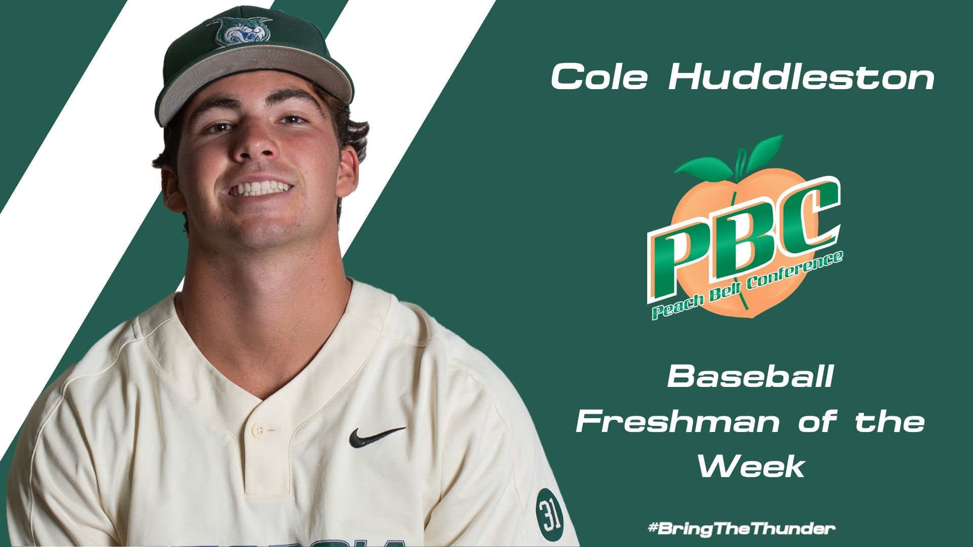 PBC Freshman of the Week Cole Huddleston