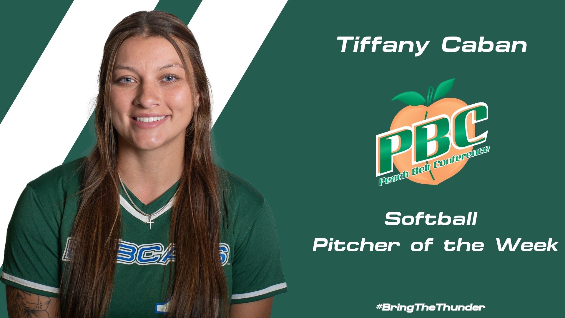 PBC Pitcher of the Week Tiffany Caban
