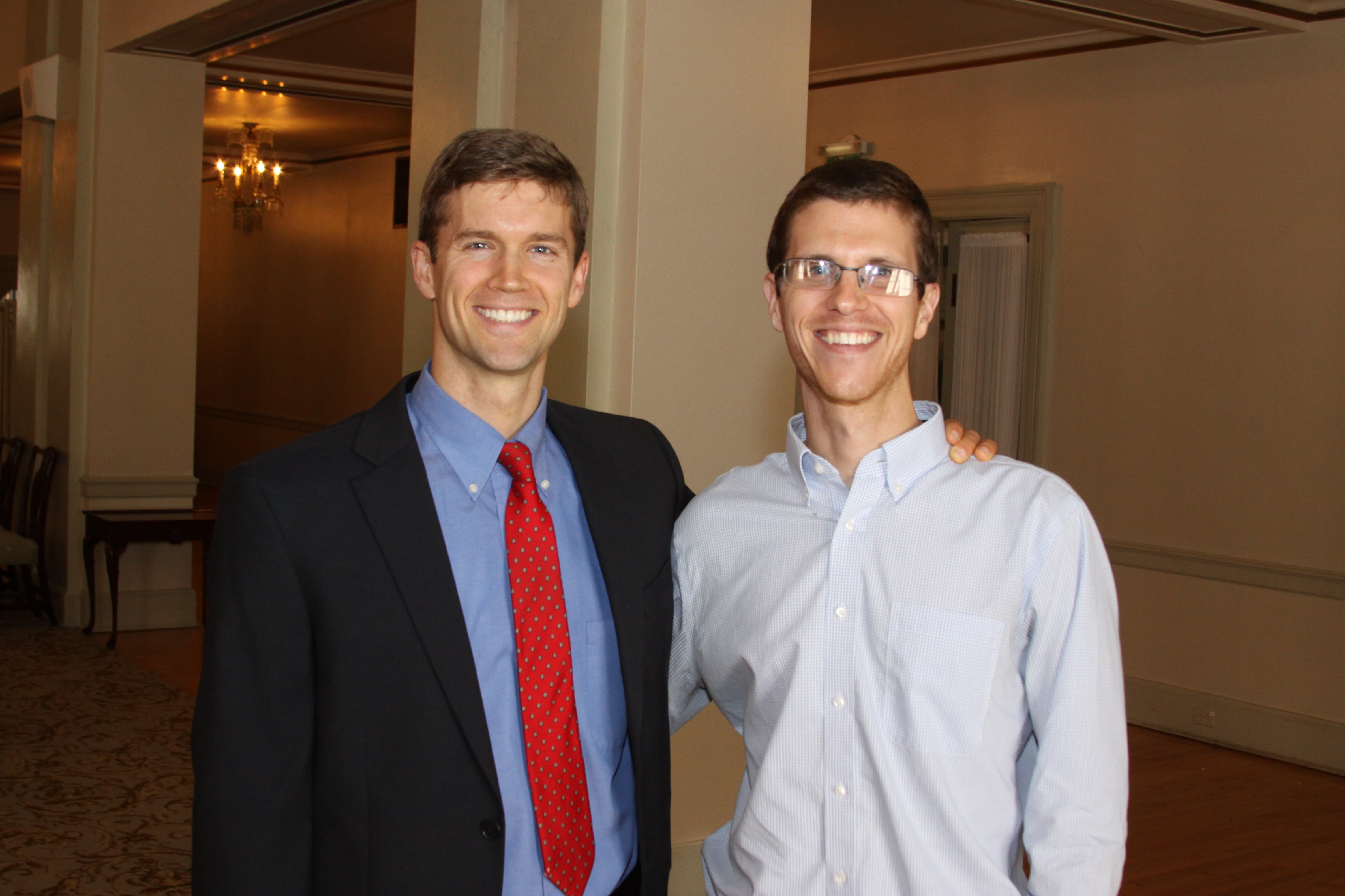 Dr. Max Harleman (Right) and Dr. Jeremy G. Weber (Left)