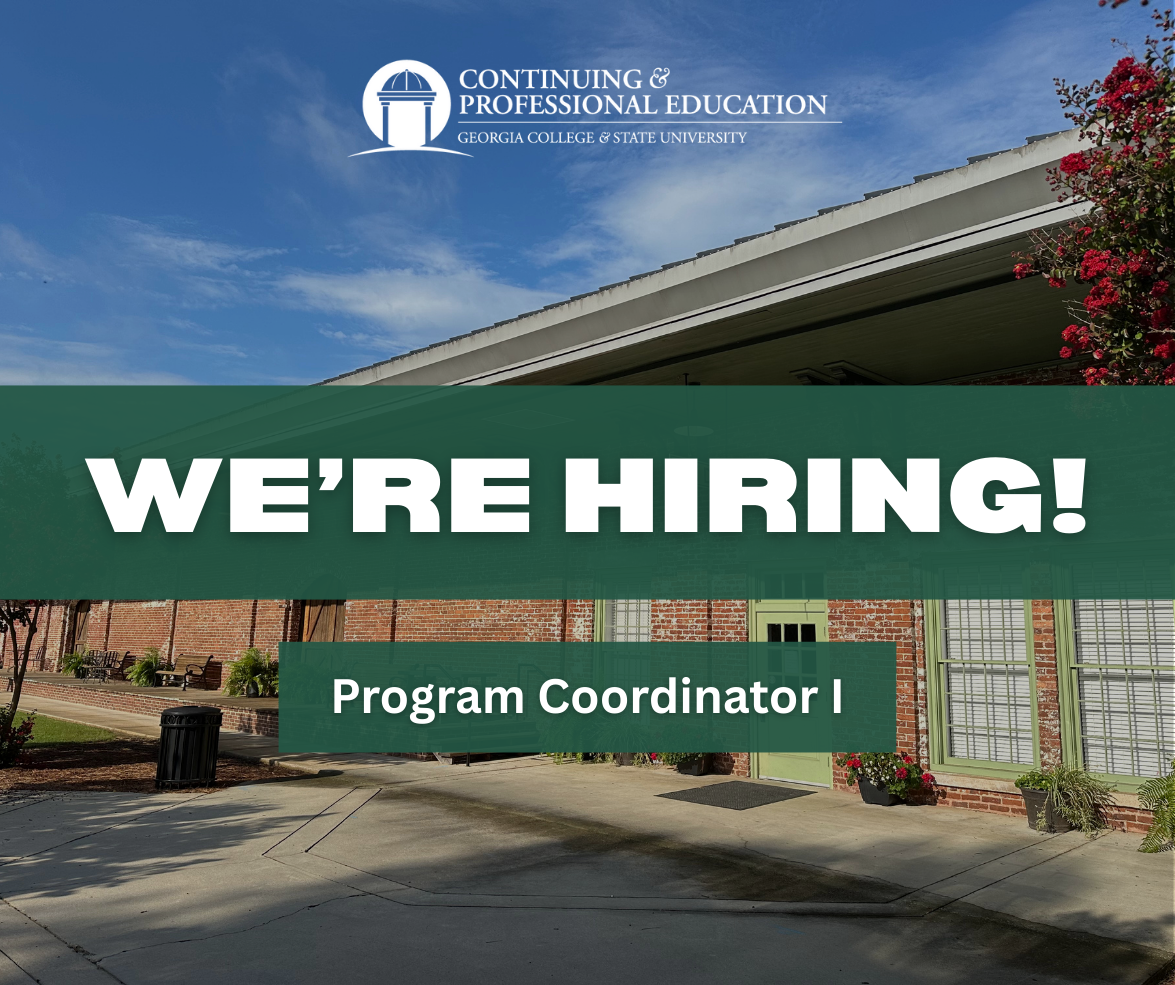 We're Hiring! Program Coordinator I
