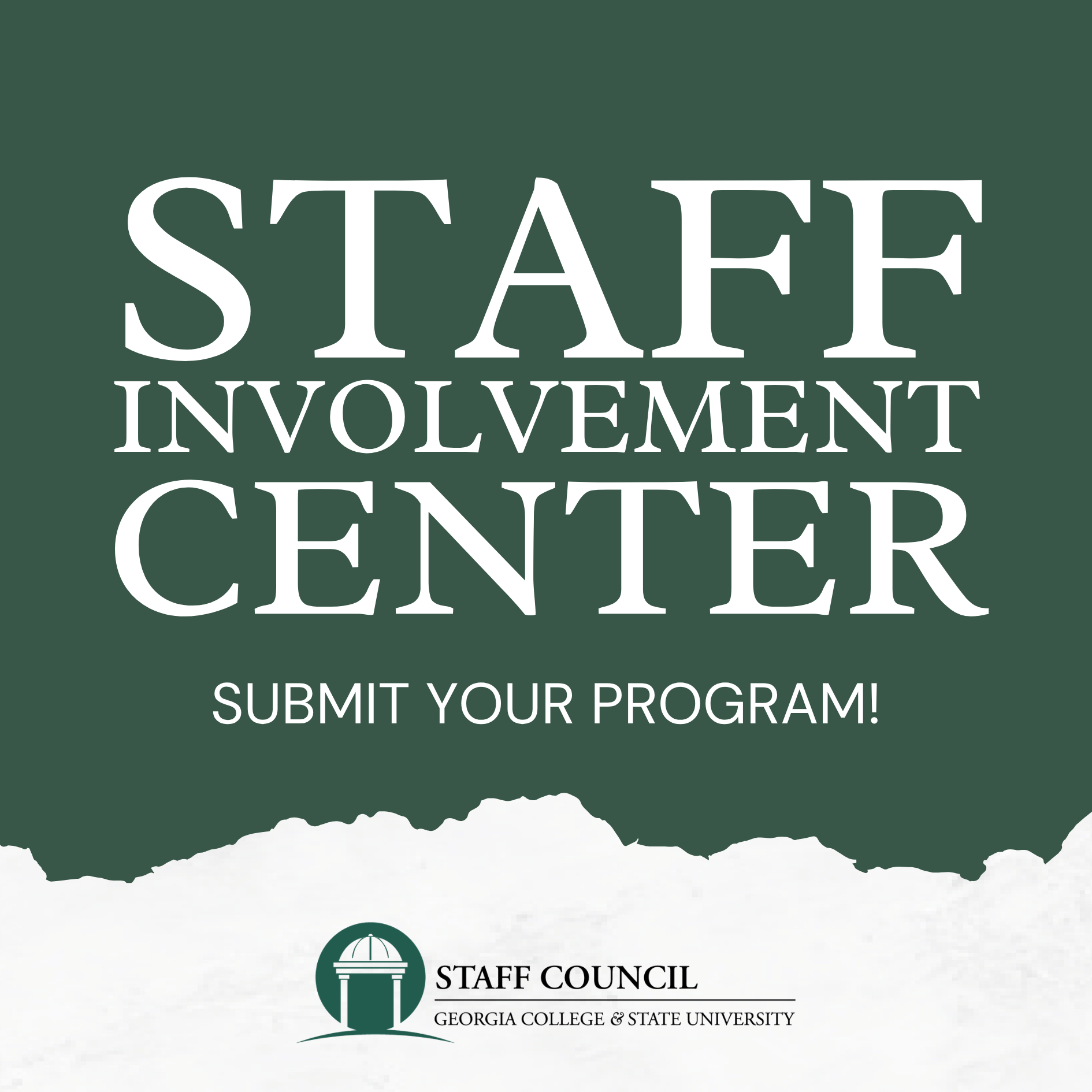Staff Involvement Center - Submit Your Program - Staff Council