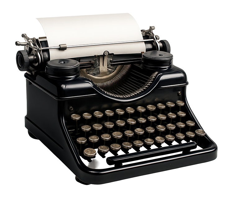 Vintage typewriter
