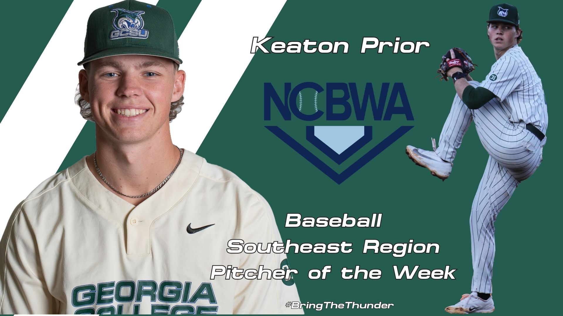 Keaton Prior - NCBWA Region Pitcher of the Week