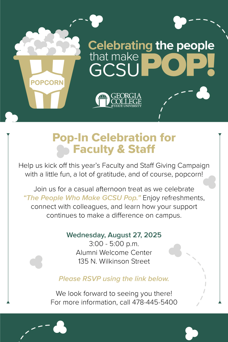 Pop-In Celebration for Faculty & Staff