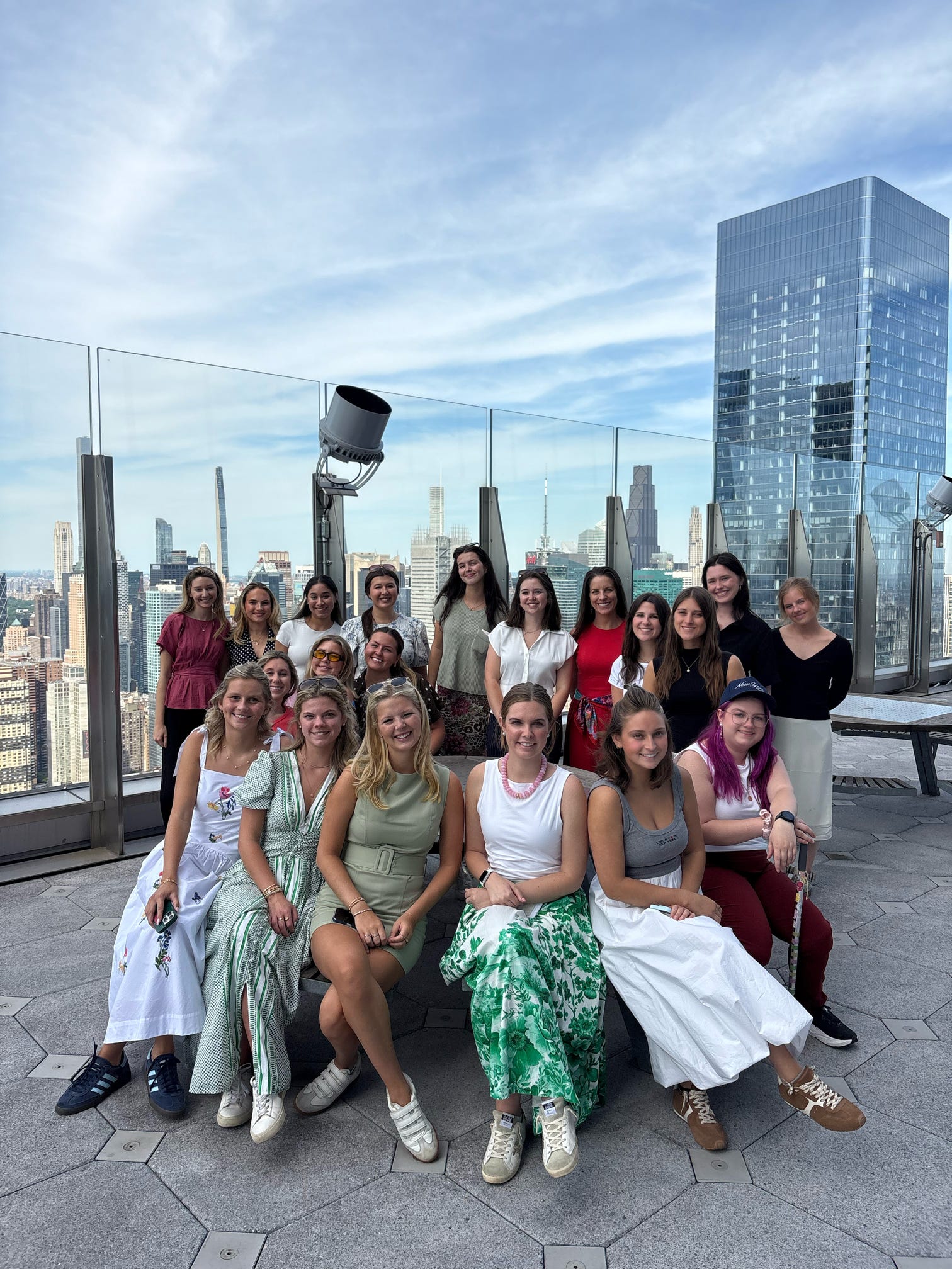 Fashion Merchandising Group Photo in NYC